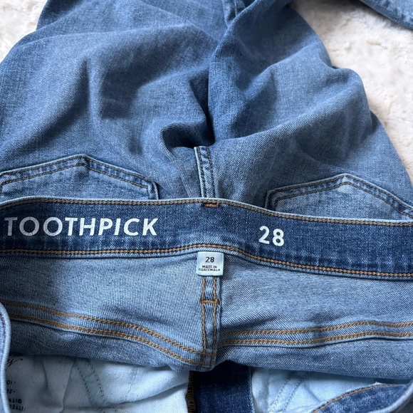 J. Crew Women's Size 28 Blue Toothpick Jeans - Picture 2 of 6